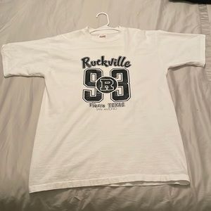 Rockville 93 Fiesta Park, San Antonio Black and white T-Shirt
